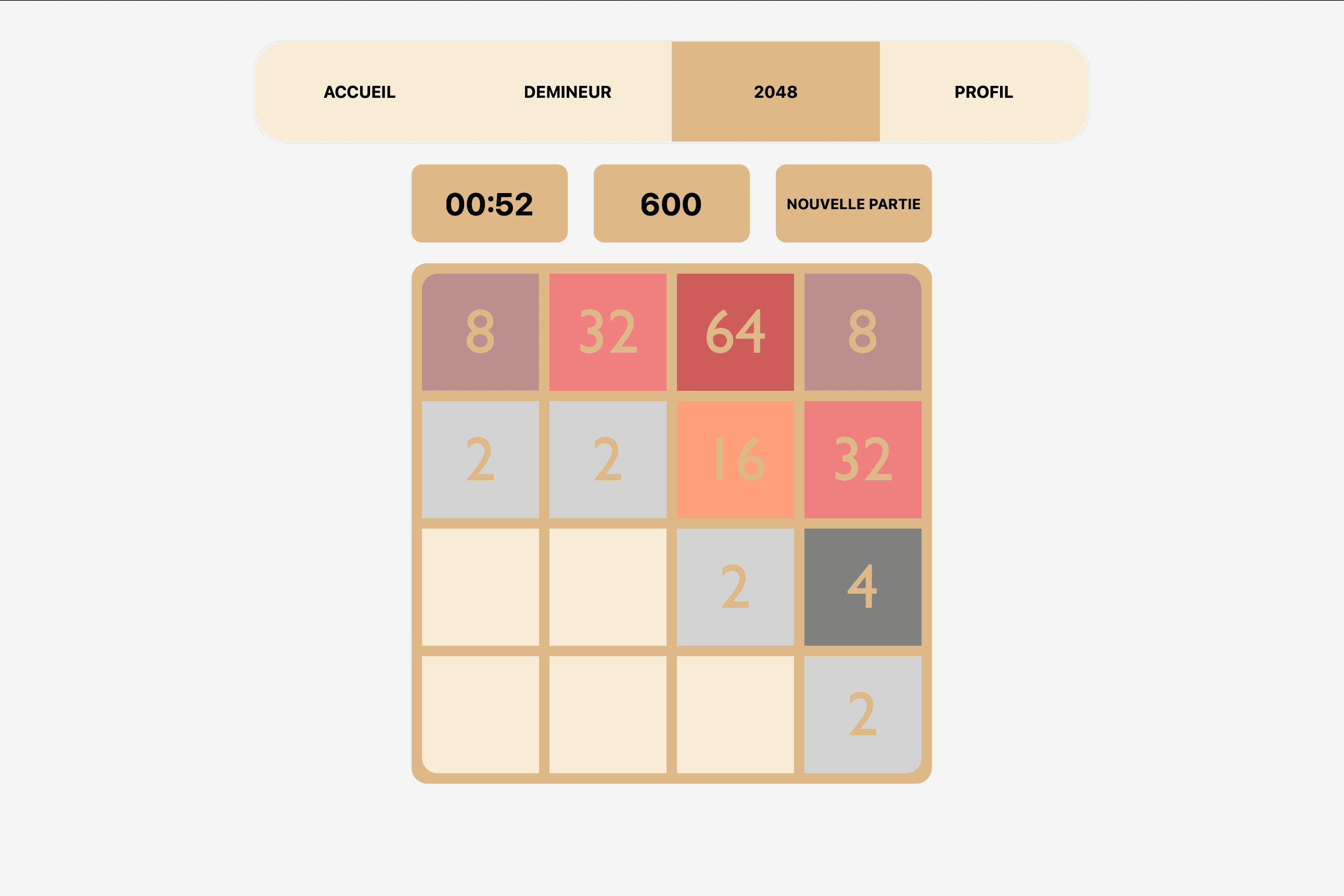 2048 game